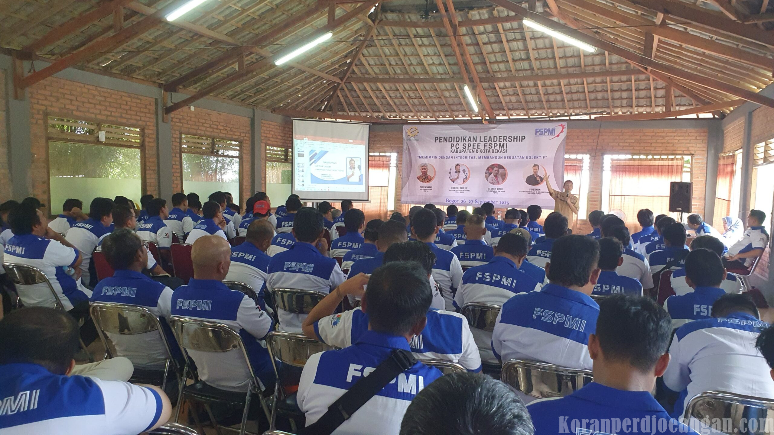 SPEE FSPMI Bekasi Gelar Pendidikan Leadership, Pimpinan Pusat Tekankan Integritas dan Strategi KLA-P