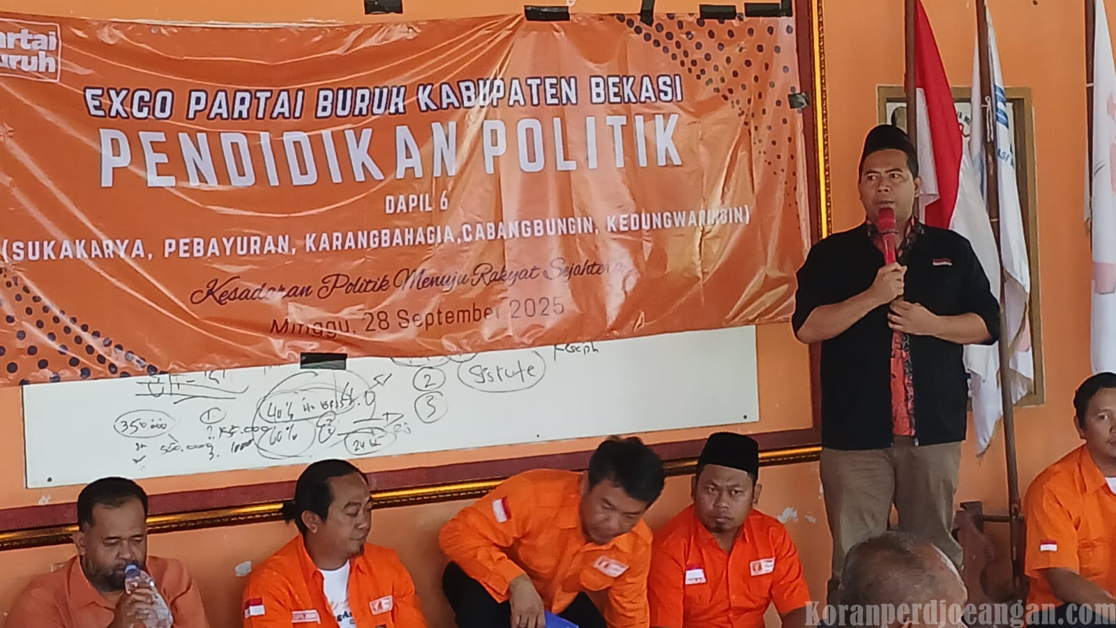 dr. Asep Surya Atmaja dan Surohman Hadiri Pendidikan Politik Partai Buruh