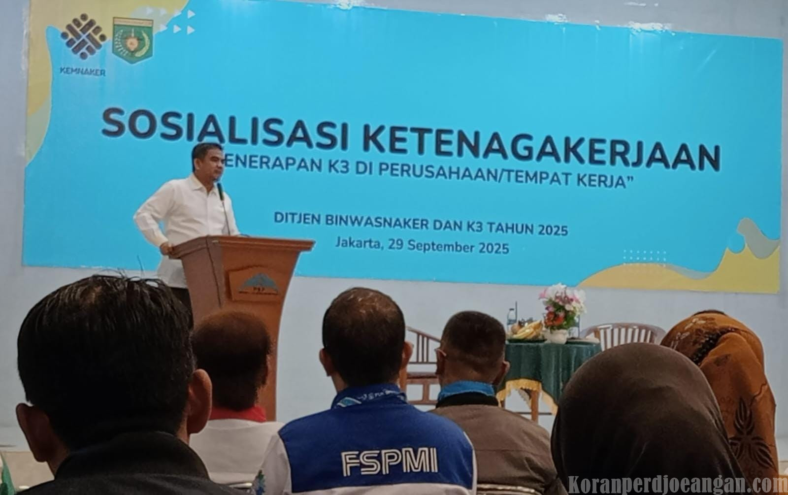Gandeng FSPMI, Dirjen Binwasnaker Kembali Lakukan Sosialisasi Pengawasan Ketenagakerjaan dan K3