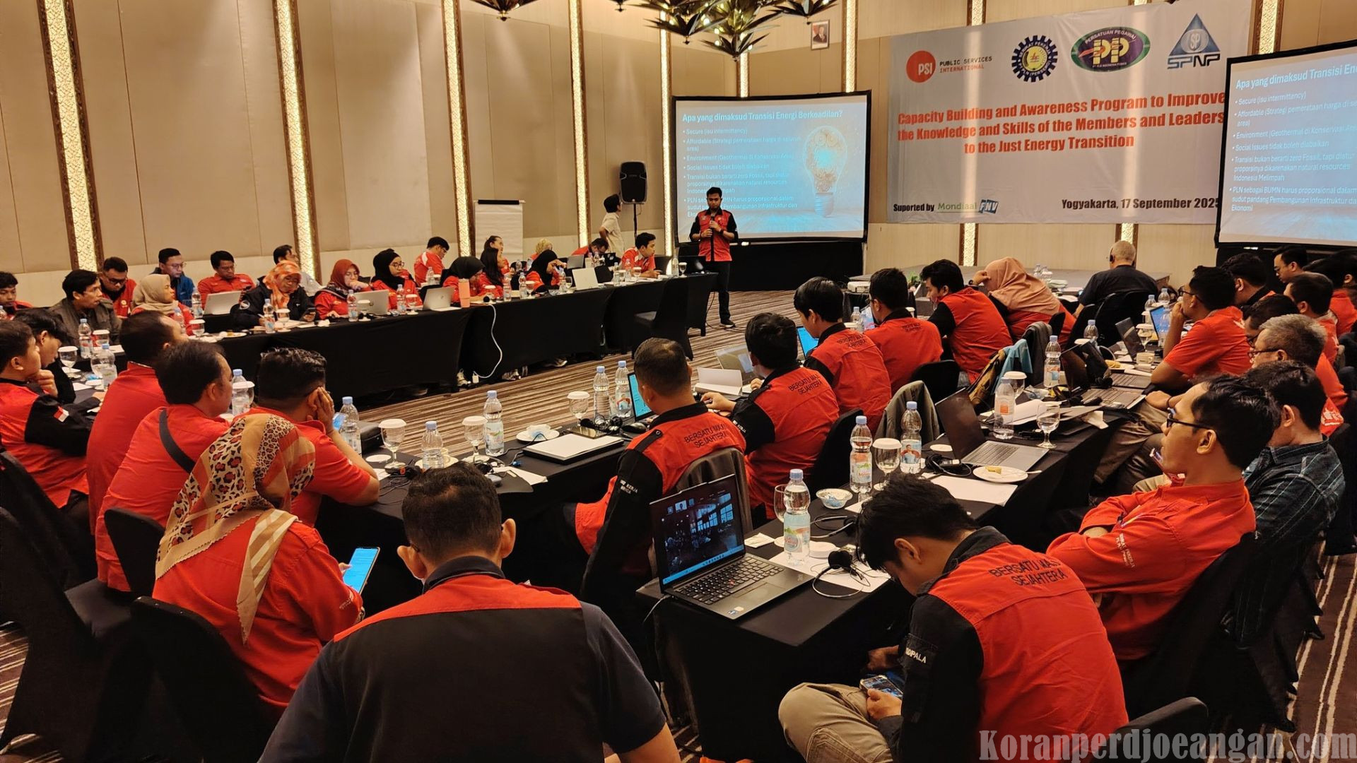 Dari Surabaya ke Yogyakarta: Menguatkan Kapasitas Serikat untuk Transisi Energi yang Adil