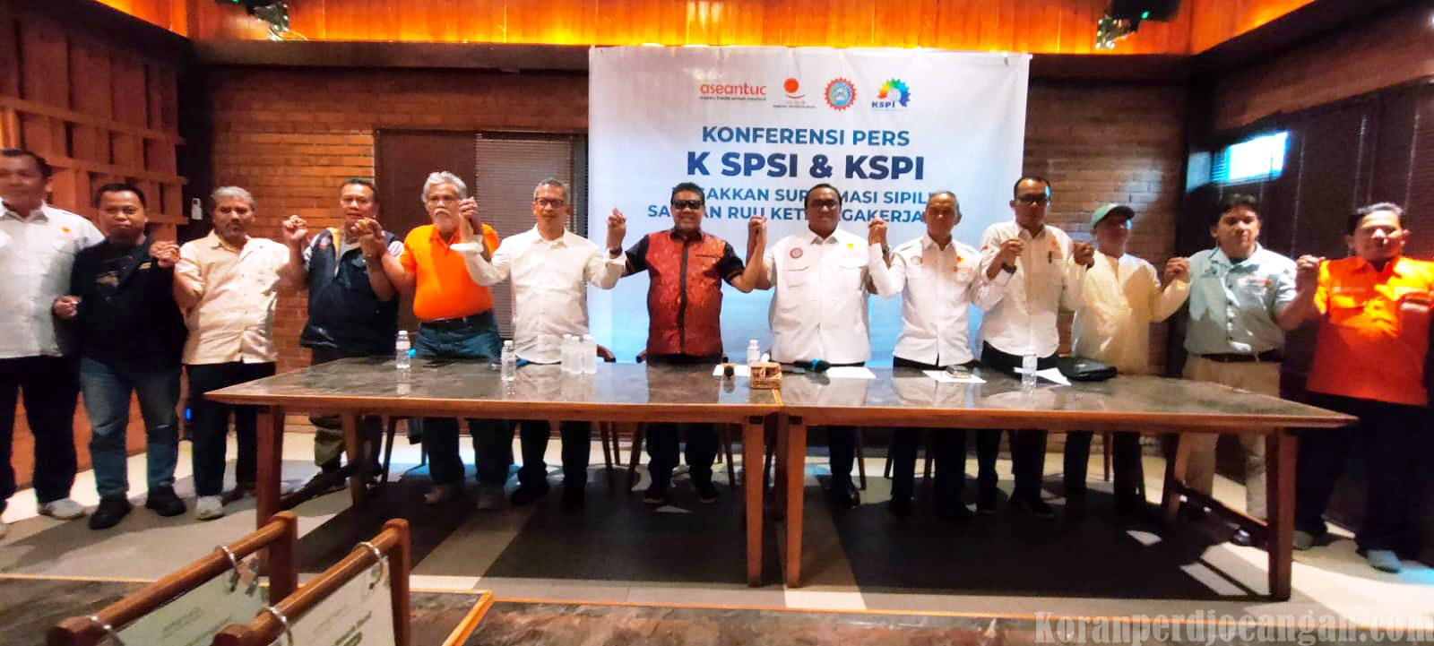 KSPSI dan KSPI: Tegakkan Supremasi Sipil, Sahkan RUU Ketenagakerjaan