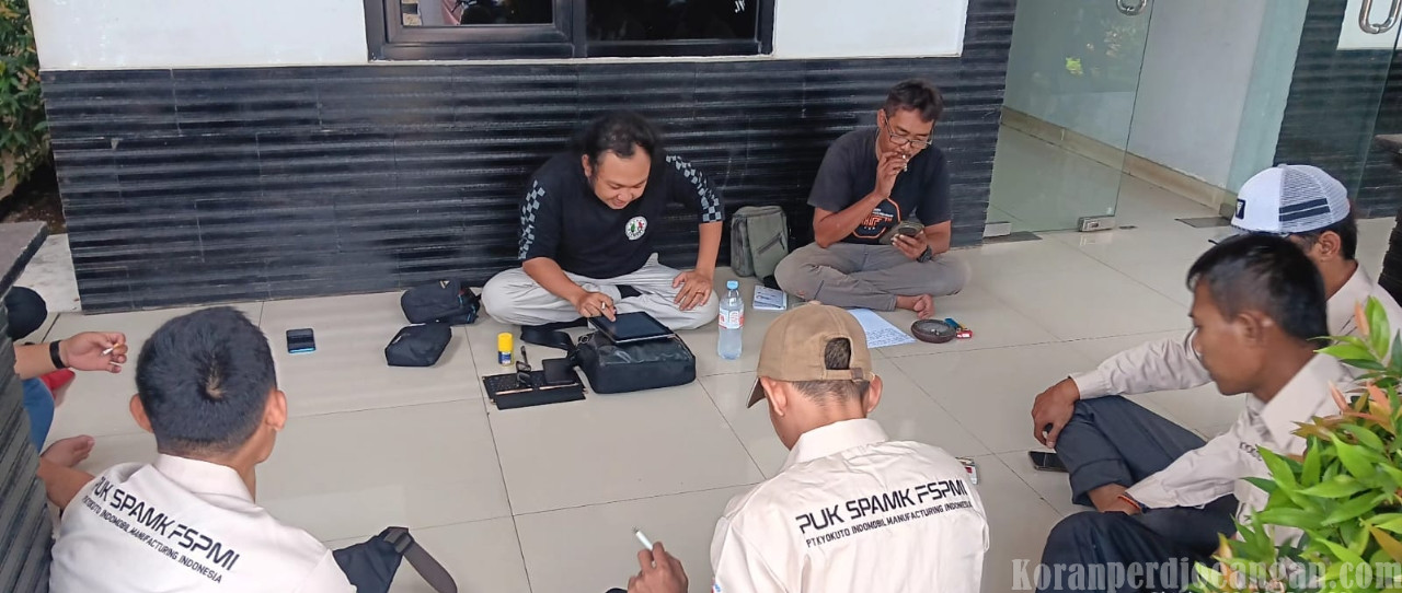 Menguatkan Serikat, Media Perdjoeangan FSPMI Dorong Pembentukan Media Internal di Serikat Pekerja FSPMI PT Kyokuto