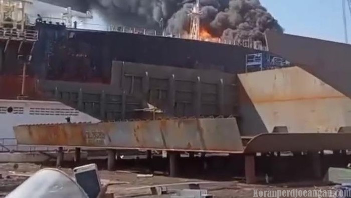 Kapal Kembali Terbakar di ASL Batam, 10 Pekerja Tewas dan 18 Luka-Luka