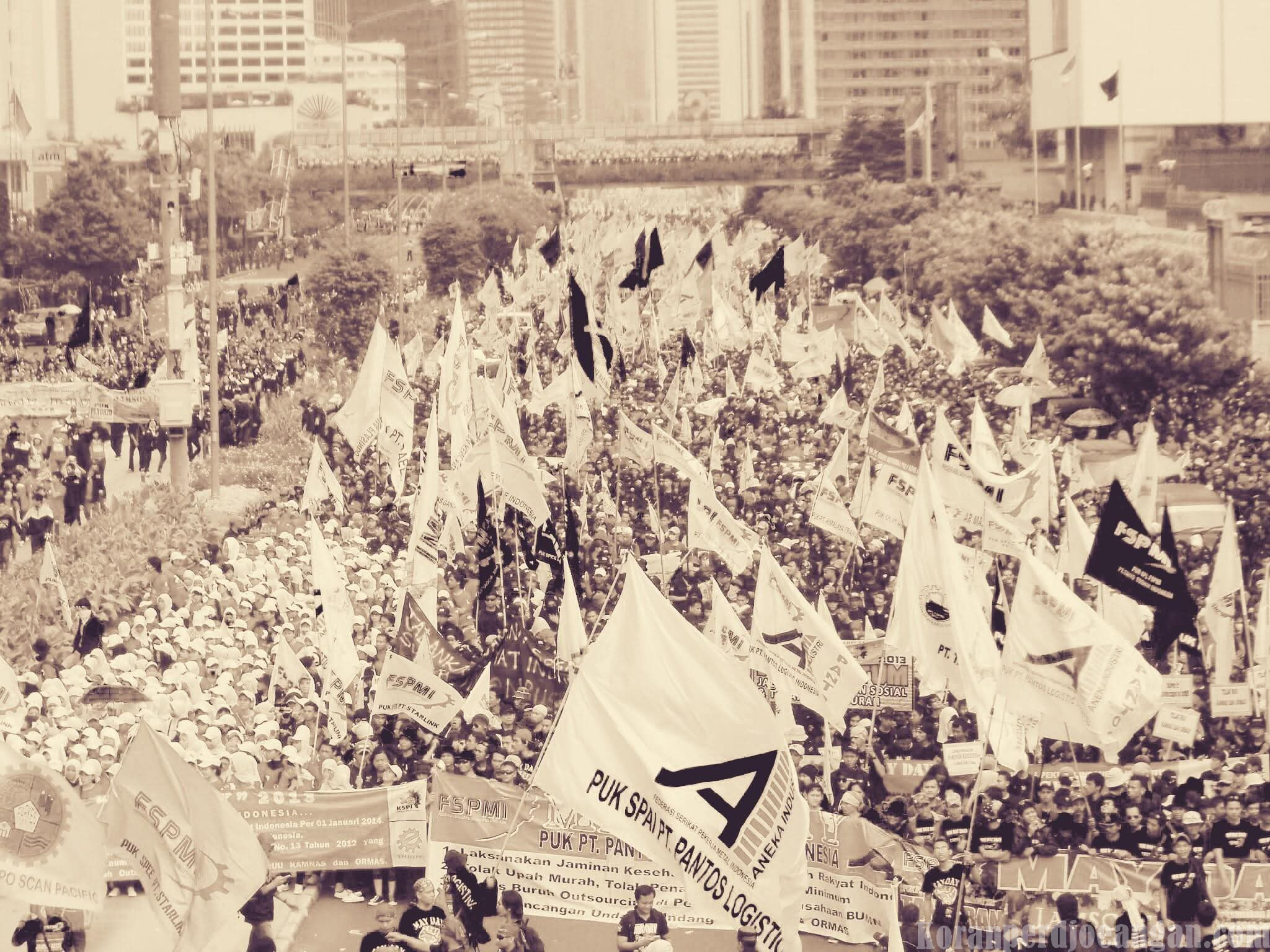 Menelusuri Aksi Mogok Kerja Terbesar dalam Sejarah Indonesia