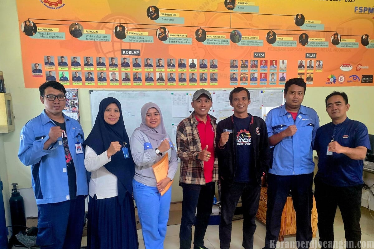 Perkuat Organisasi, PC SPAMK FSPMI Bekasi Bentuk Komisaris PUK