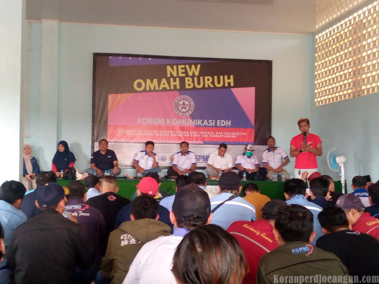 Pimpinan Cabang SPAMK FSPMI Bekasi Gelar Konsolidasi Akbar di New Omah Buruh