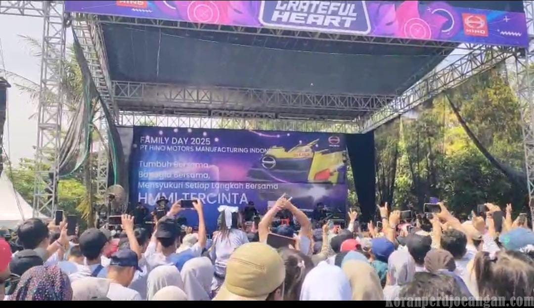 Family Day PT Hino Motors Manufacturing Indonesia Meriahkan Akhir Pekan di Cikao Park Bersama Band Kotak