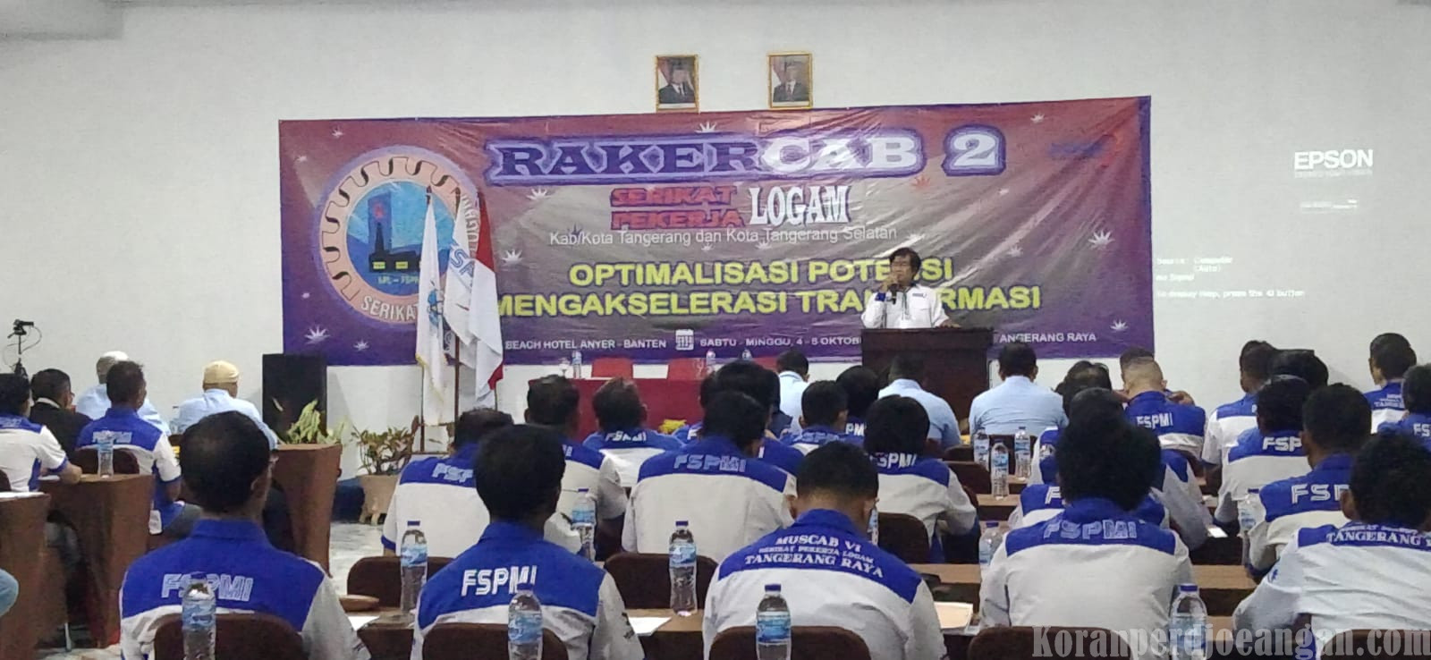 Rakercab 2 SPL FSPMI Tangerang Raya Digelar di Salsa Beach Hotel Anyer