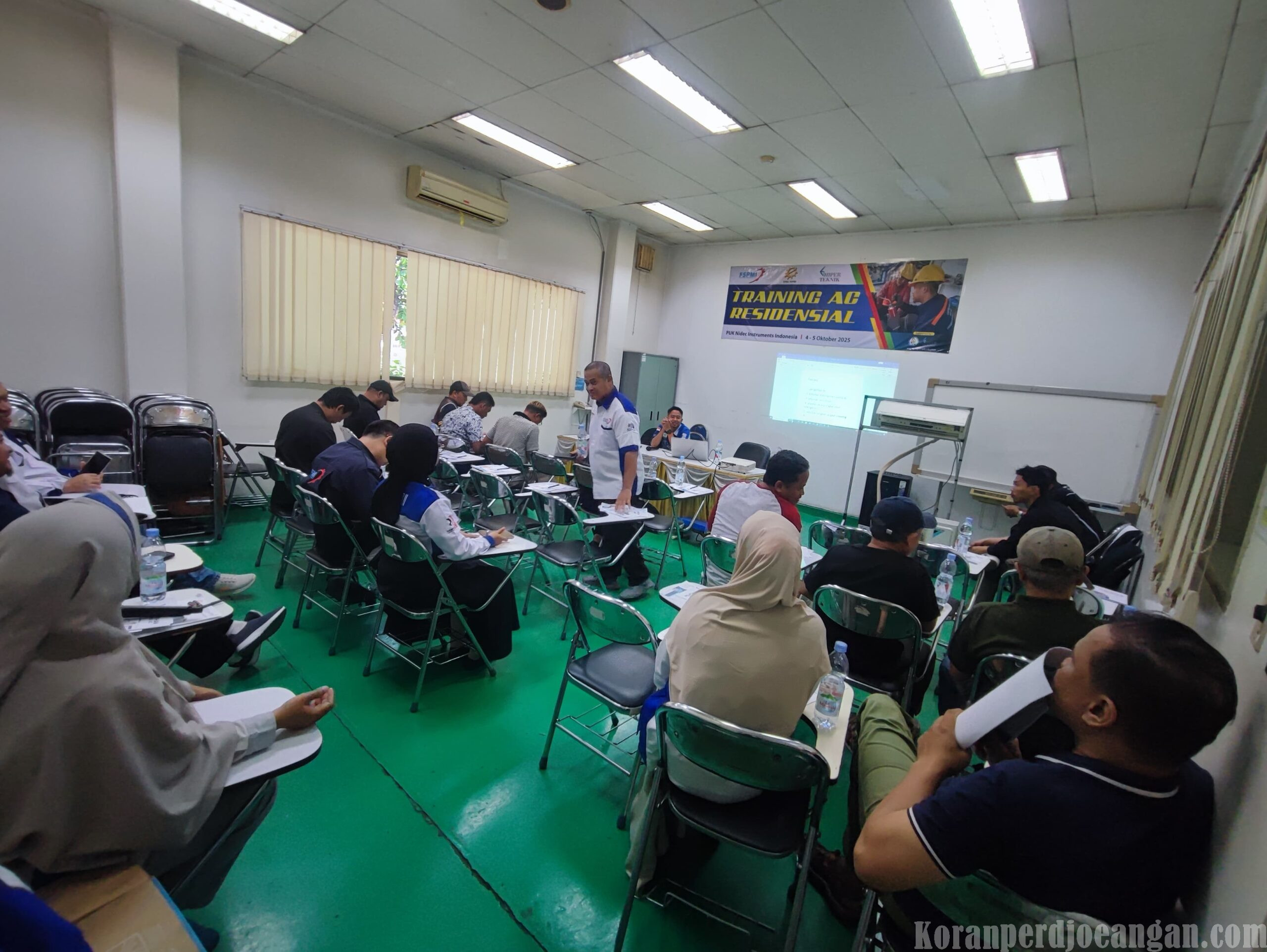 Asah Kemandirian, Anggota FSPMI PT. Nidec Instruments Indonesia Belajar D.I.Y Teknisi AC