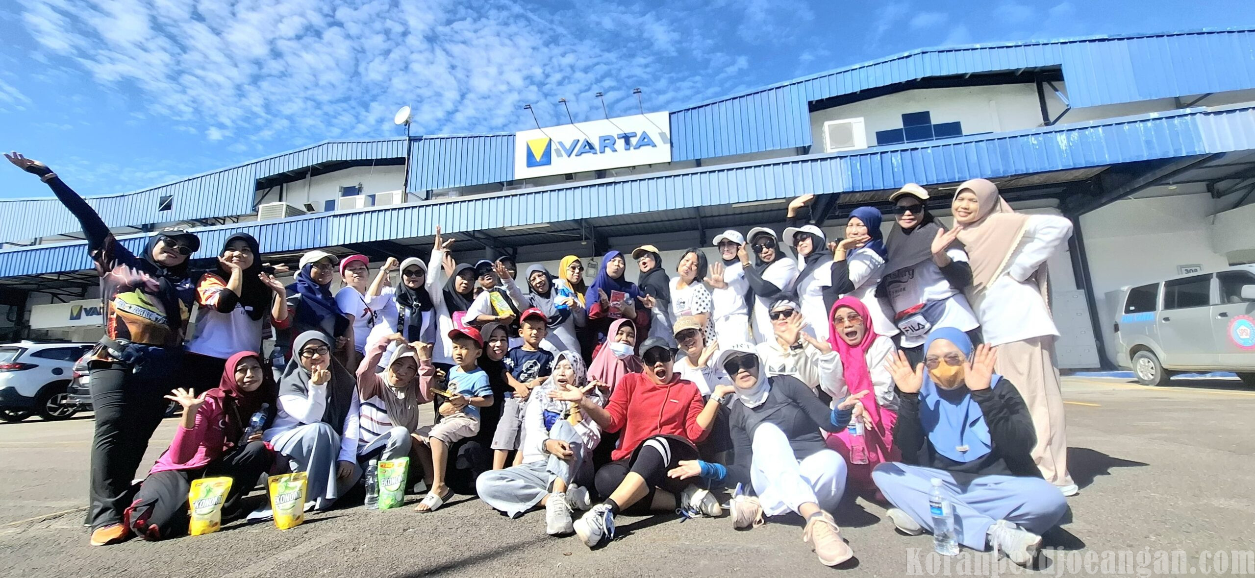 PUK FSPMI PT. VARTA Batam Gelar Jalan Sehat dan Senam Zumba