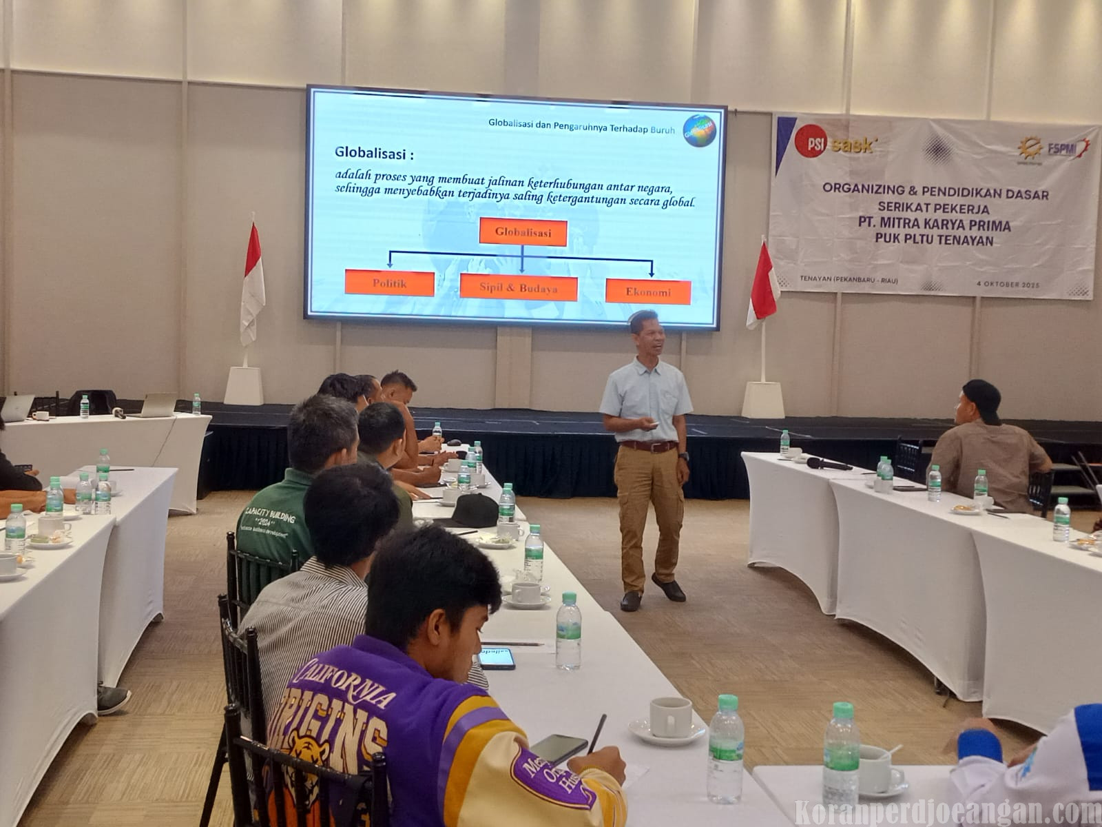 Bangun Kesadaran Kolektif, PP SPEE FSPMI, Gelar Pendidikan Dasar Di Provinsi Riau