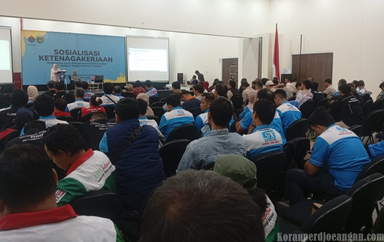 Dorong Budaya Kerja Aman, Ditjen Binwasnaker Gelar Sosialisasi K3 Bersama Serikat Pekerja di Bogor
