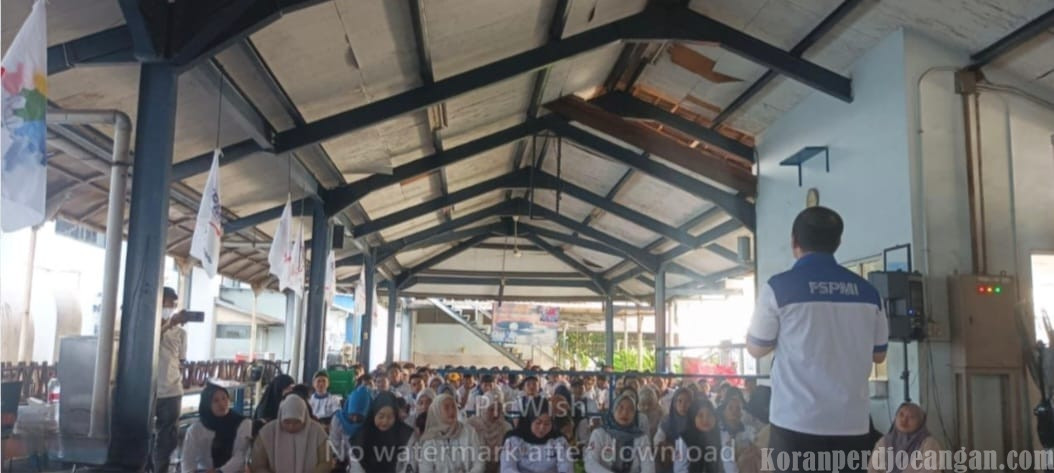 Ratusan Buruh Padma Soode Bergerak, Bonus 6 Bulan Berhasil Direbut Berkat Konsolidasi FSPMI