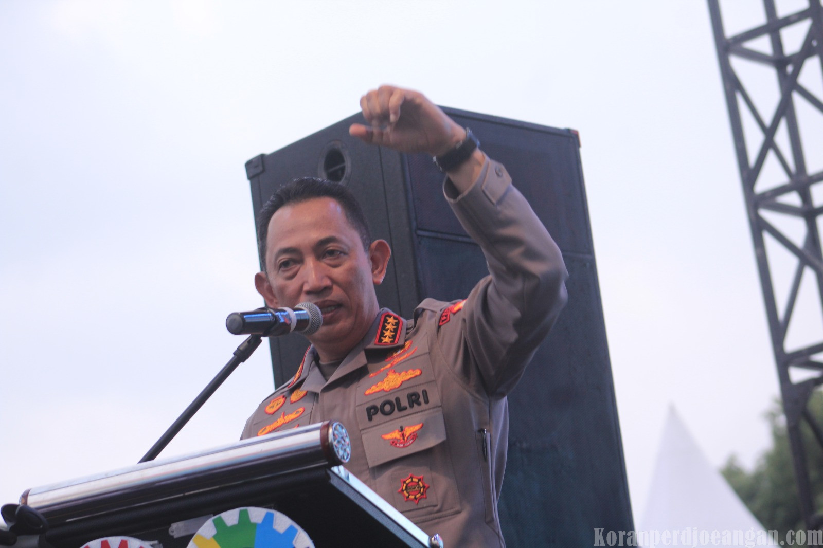 Kapolri di Apel Kebangsaan Buruh Indonesia: Buruh Adalah Patriot dan Pejuang Bangsa