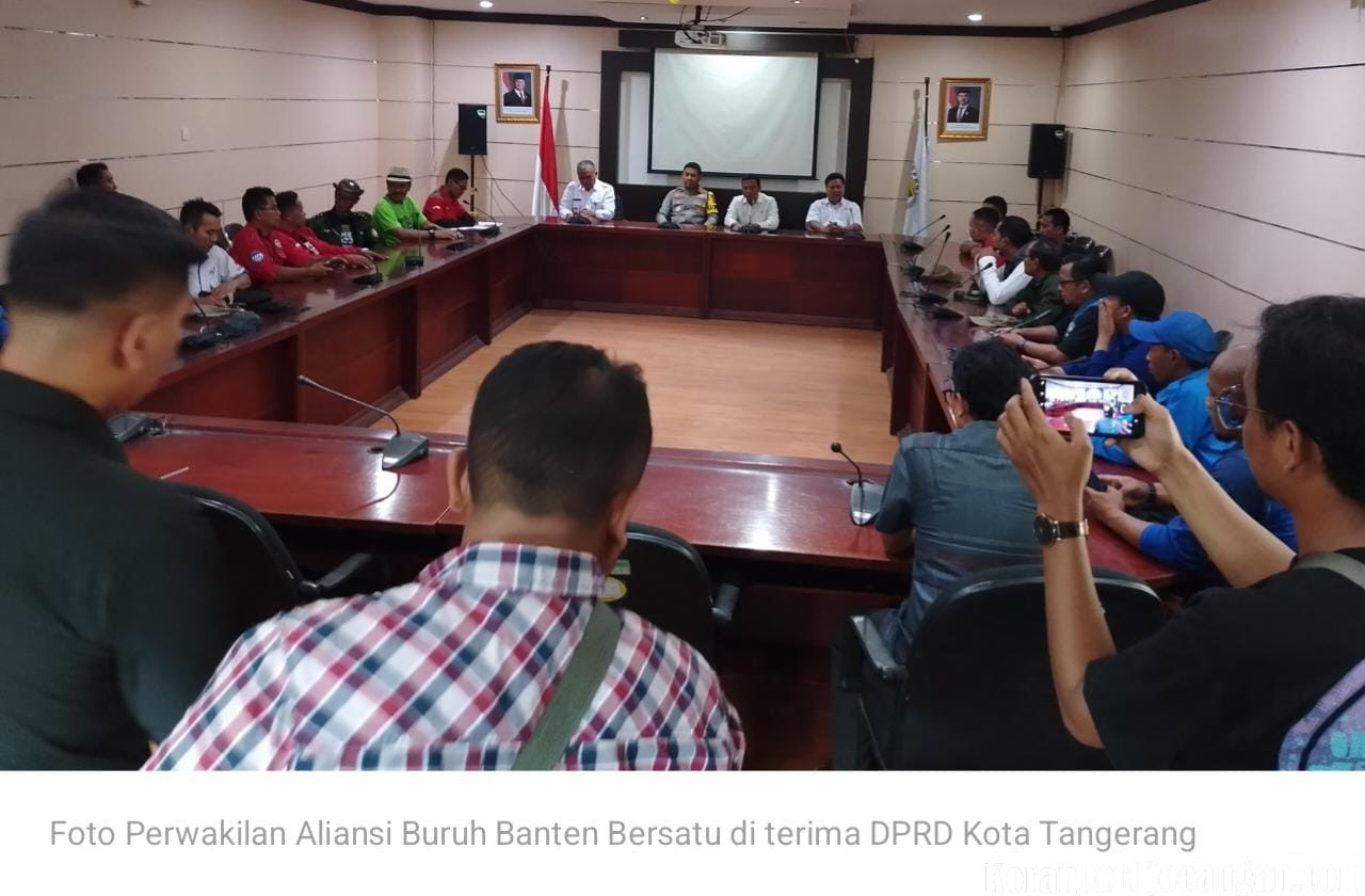 Aliansi Buruh Banten Bersatu Sampaikan Tuntutan Kenaikan Upah 2026 di Audiensi DPRD Kota Tangerang
