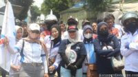 Ratusan Buruh FSPMI Bandung Raya Gelar Aksi Solidaritas di PT Selatan Jaya Industri Indonesia