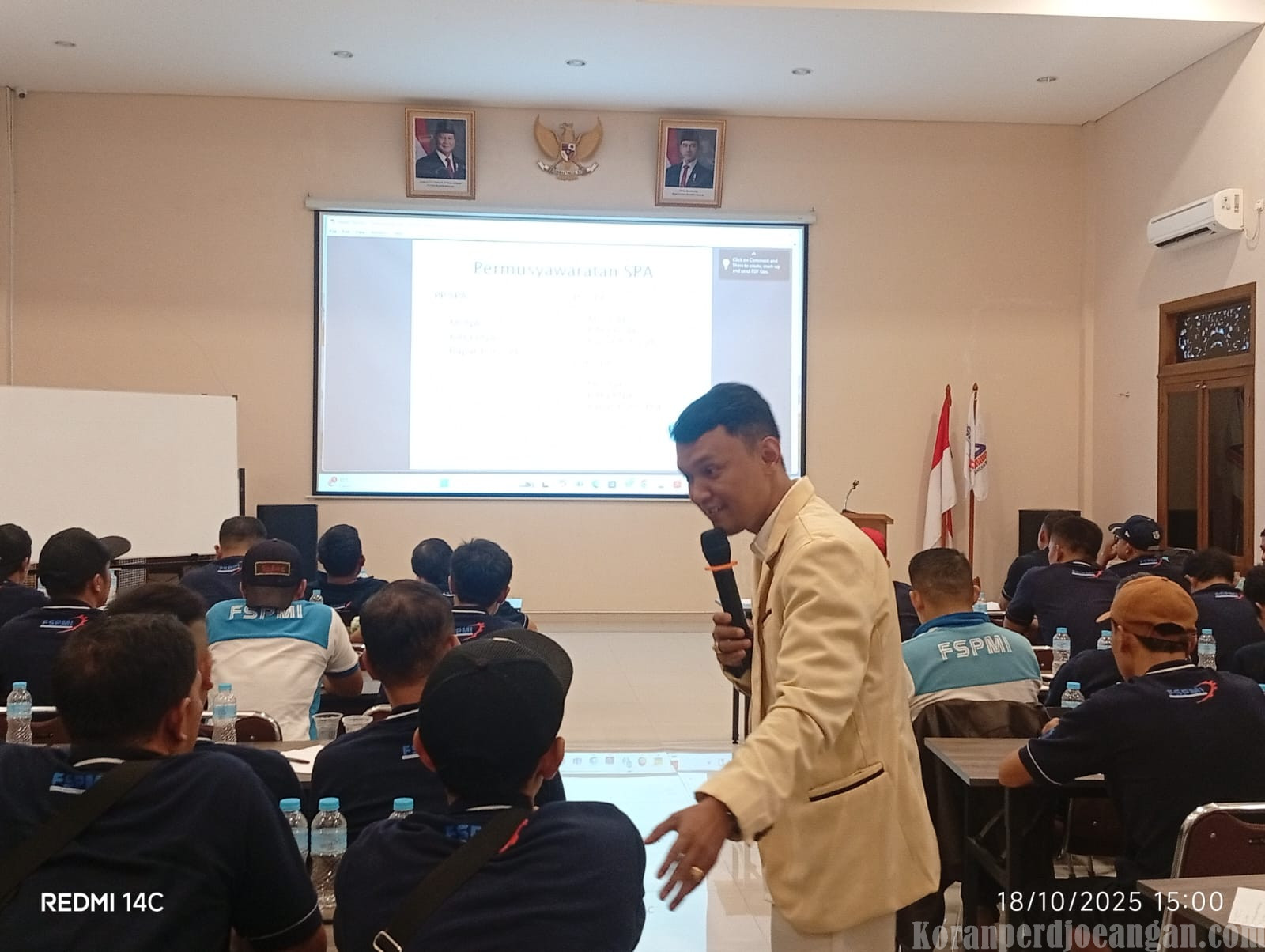 Perkuat Pemahaman Kader, PUK SPAI FSPMI PT. YBWWI Kupas Tuntas AD/ART Organisasi