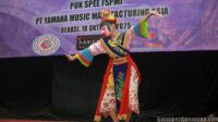 Tari Kembang Samba Jadi Pembuka Rakernik 3 PUK SPEE FSPMI PT. Yamaha Music Manufacturing Asia