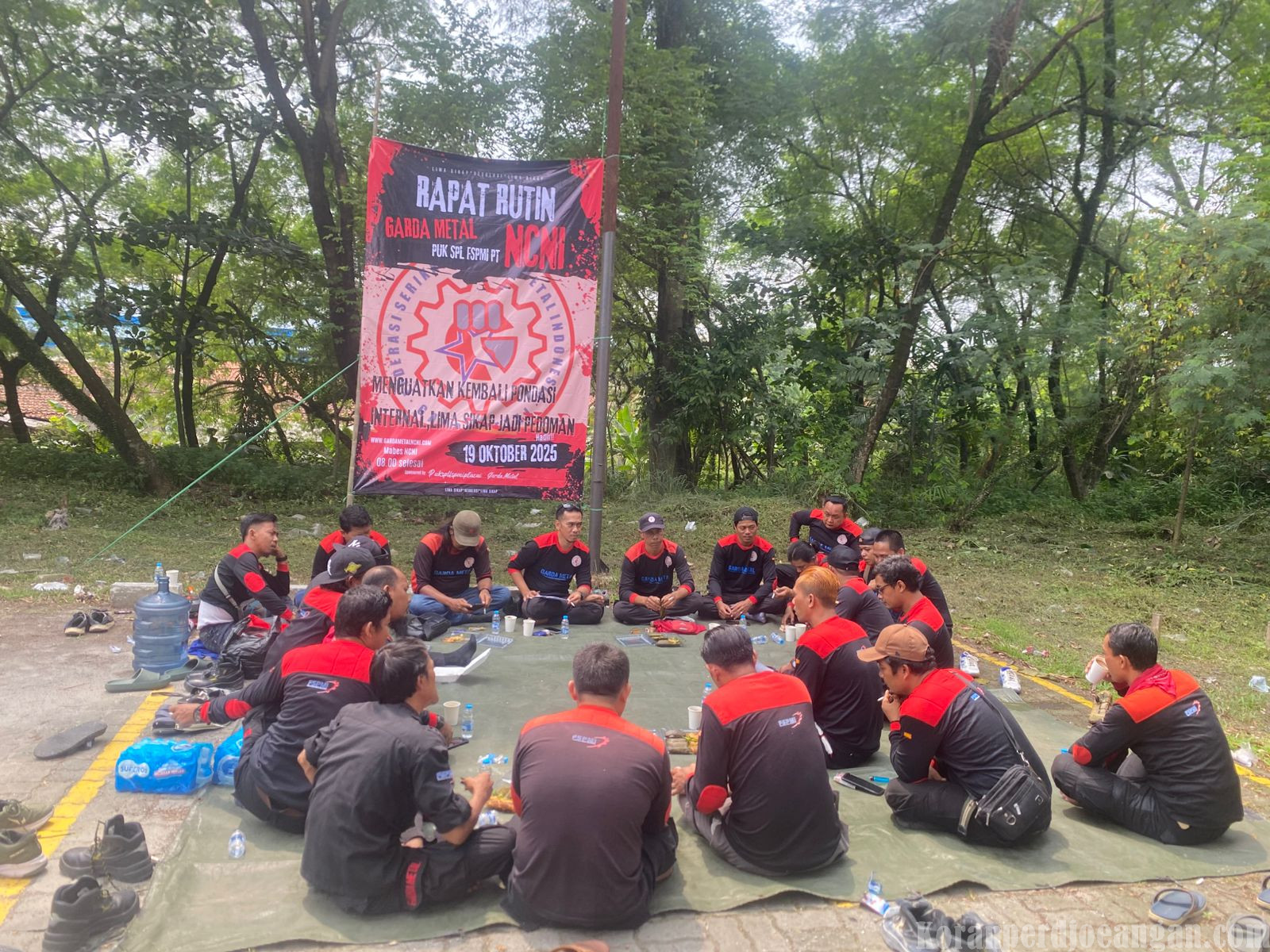 Garda Metal PUK SPL FSPMI PT. NCNI Gelar Rapat Rutin: Regenerasi Kepemimpinan dan Pembahasan Isu Strategis