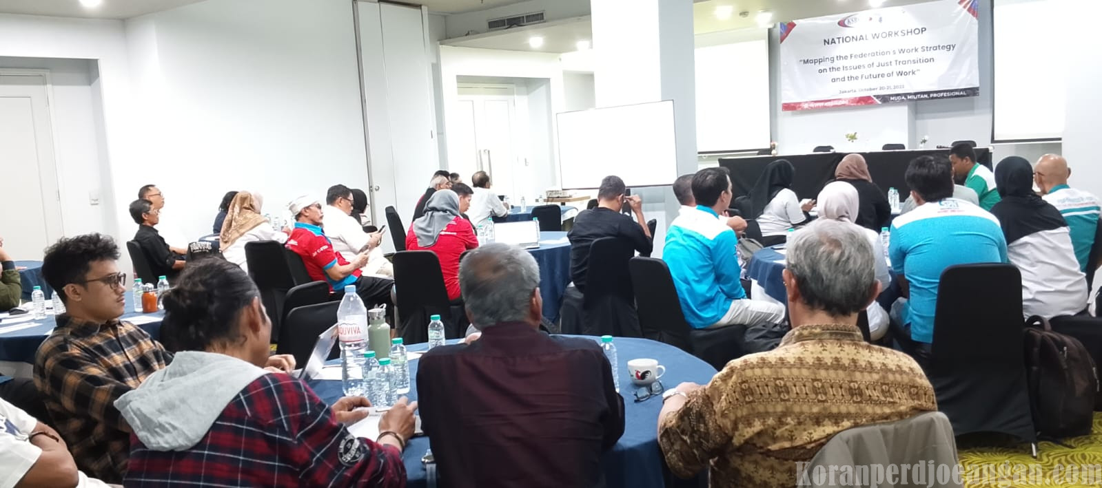 Hari Pertama Workshop Nasional: KSPI dan KSBSI Petakan Strategi Kerja Hadapi Transisi yang Adil