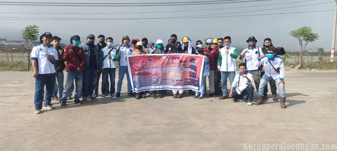 Aliansi Buruh Morowali Melawan Gelar Deklarasi ‘Galang Persatuan Klas Buruh’ di Kawasan IMIP