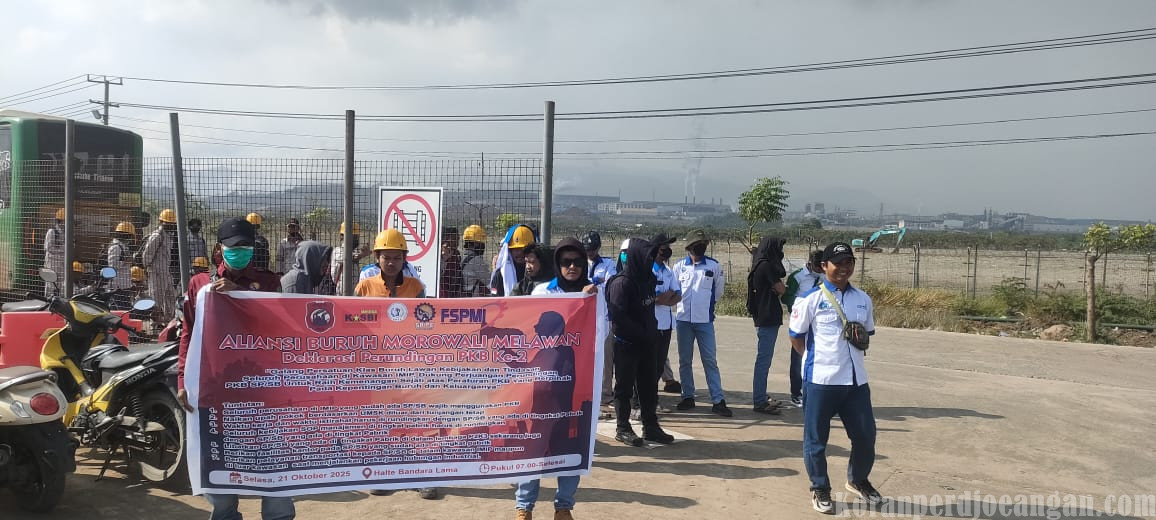 Aliansi Buruh Morowali Melawan Suarakan 7 Tuntutan