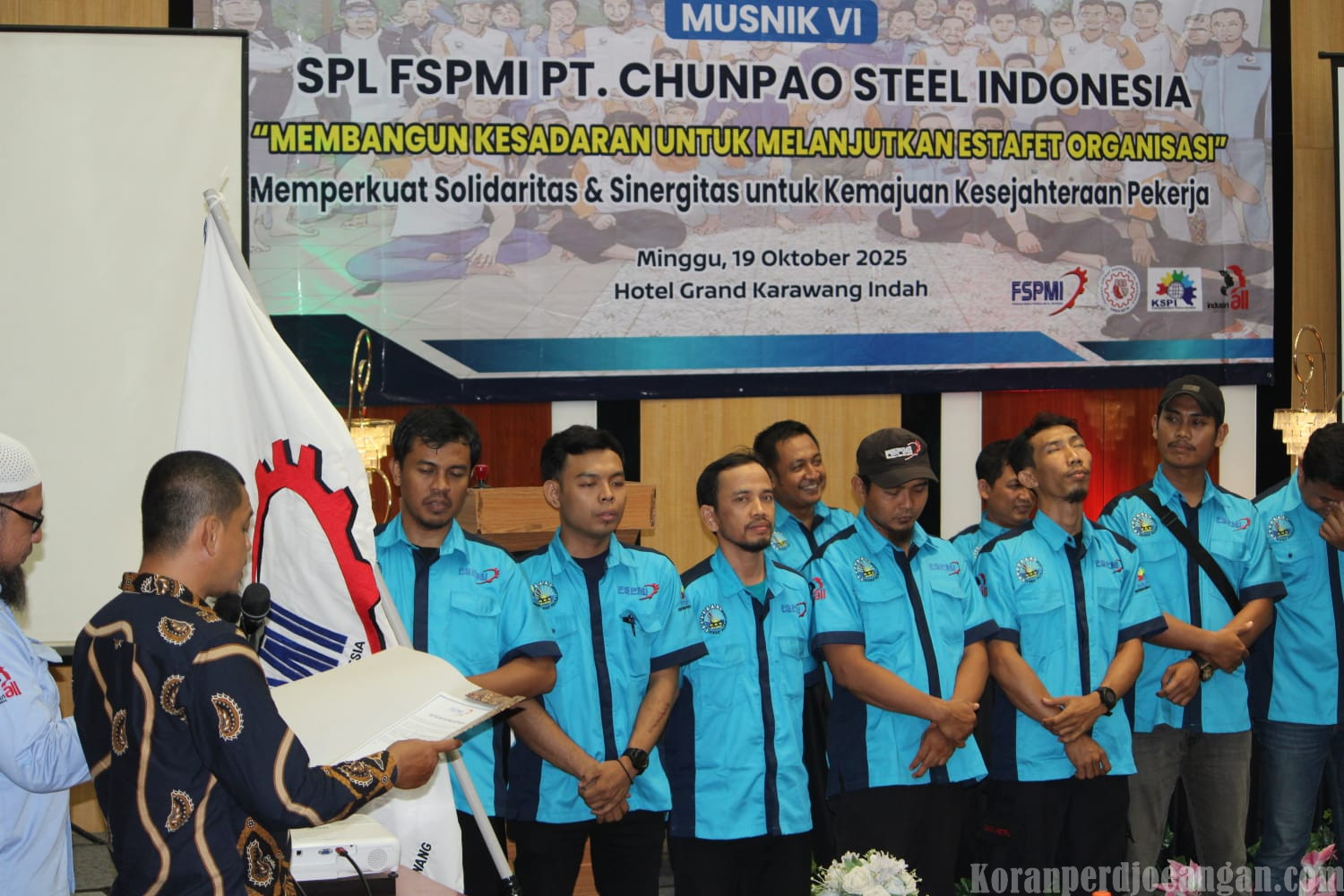 Bangun Kesadaran dan Perkuat Solidaritas, PUK SPL FSPMI PT Chunpao Steel Indonesia Gelar Musnik VI