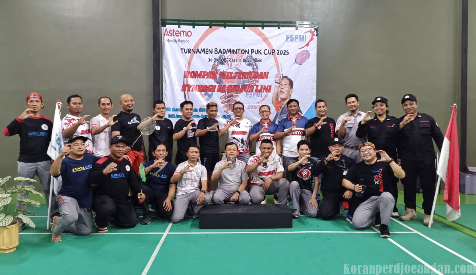 PUK Astemo Gelar Turnamen Badminton Cup 2025 : Kompak, Militan, dan Sinergi di Semua Lini