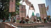 Gelar Aksi di Hari Pangan Sedunia, SPI : Reforma Agraria sebagai Kunci Kedaulatan Pangan Nasional