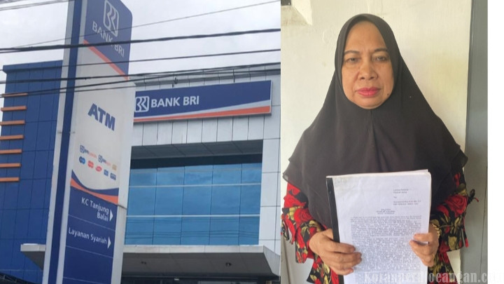 Diduga Lahan Fiktif, Lelang Tanah BRI Cabang Tanjung Balai Rugikan Warga 1,7 Milyar Rupiah