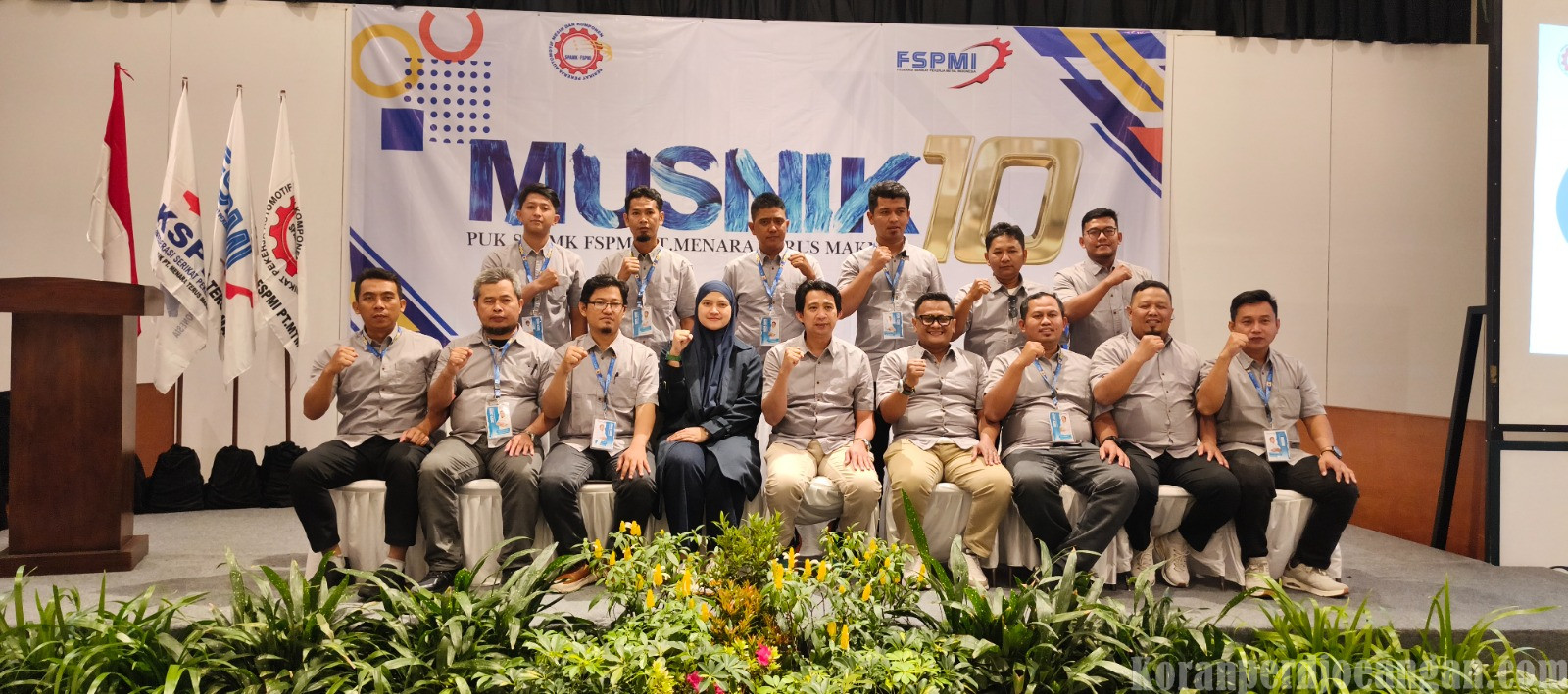 MUSNIK ke-10 PUK SPAMK FSPMI PT. MTM Sukses Digelar, Inilah Pengurus Terpilih Periode 2025-2028