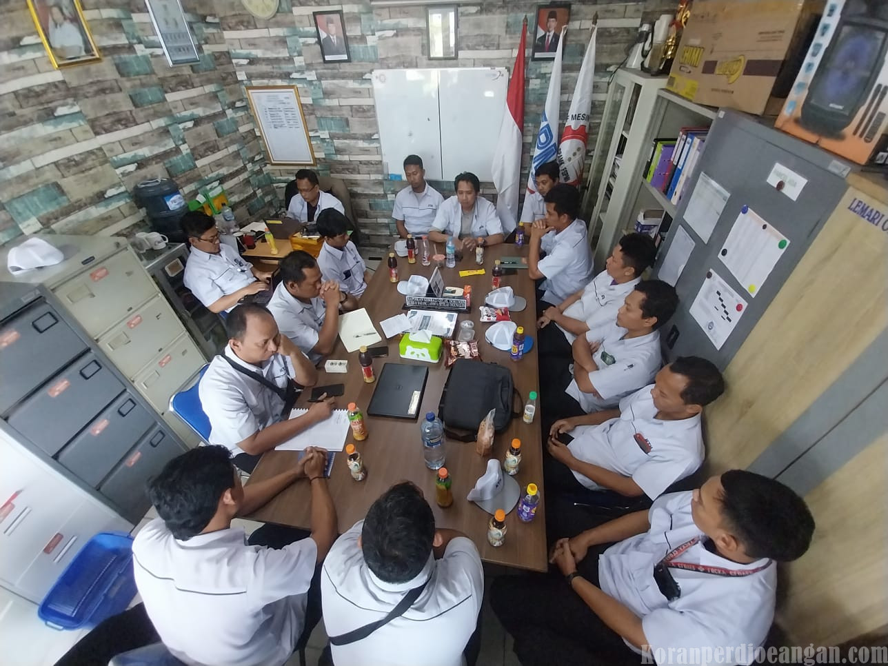 Pertemuan Perdana Koordinator Lapangan PUK SPAMK FSPMI PT. MTM Periode 2025-2028 Berlangsung Penuh Semangat