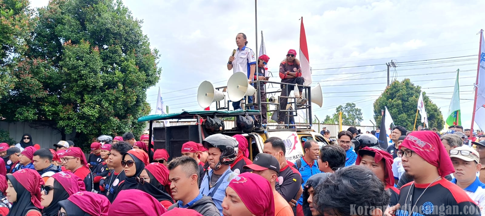 Buruh Batam Gelar Aksi di PT ASL, Desak Pemenuhan Hak Normatif Pekerja