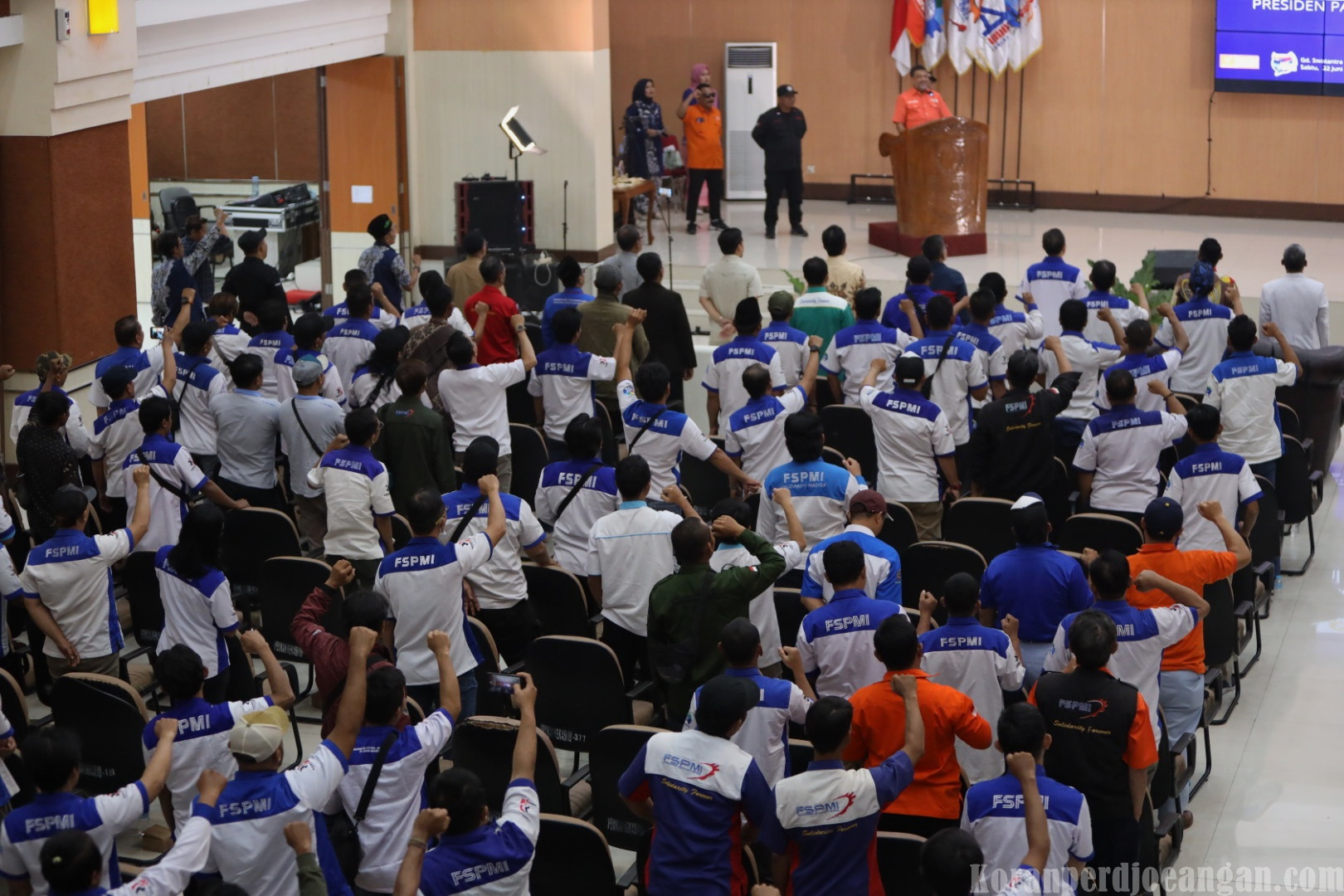 Konsolidasi Akbar KSPI – ITUC Angkat Isu Hostum