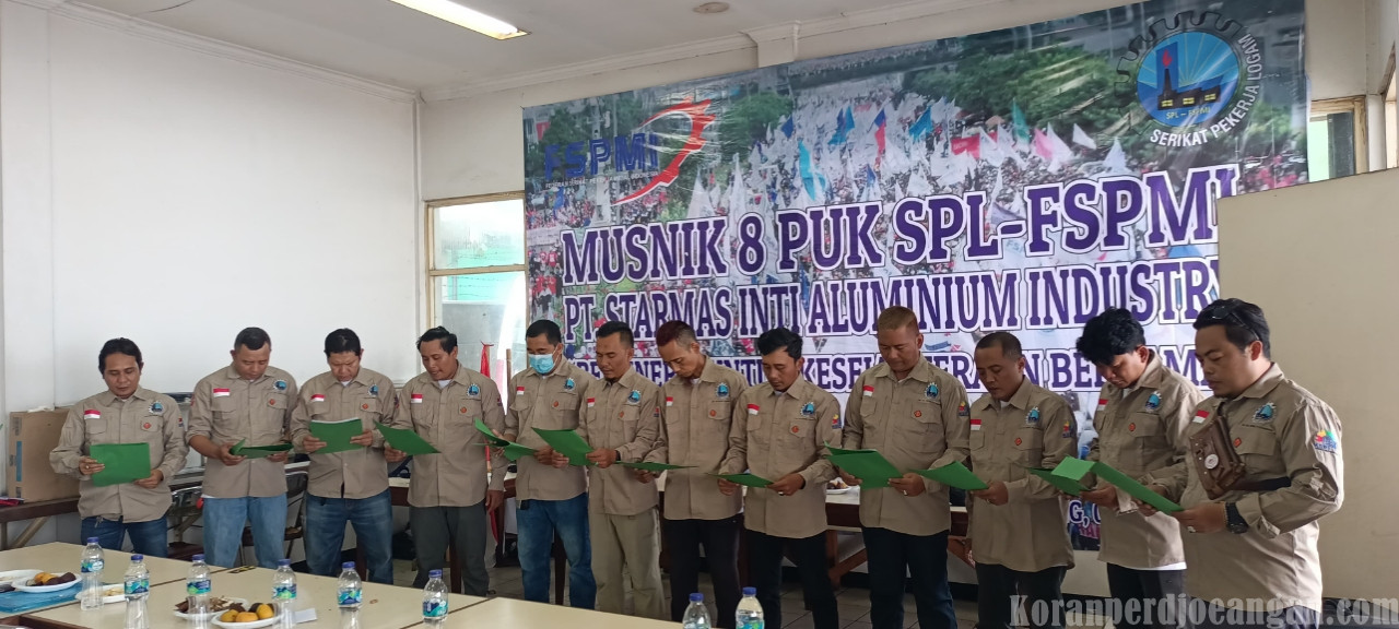 Inilah Susunan Kepengurusan PUK SPL FSPMI PT Starmas Inti Alumunium Industry Tangerang Periode 2025 – 2029