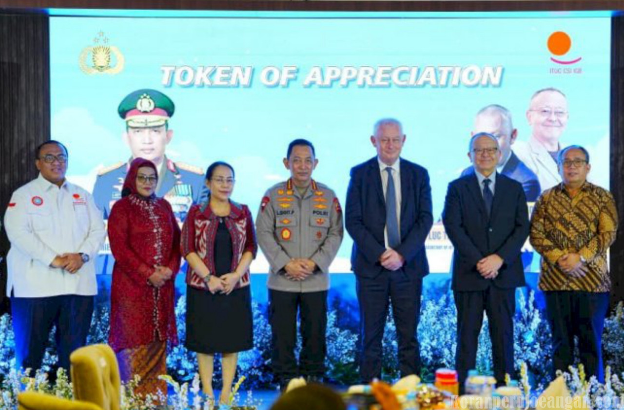 Tertarik Dengan Desk Ketenagakerjaan, Sekjen ITUC Kunjungi Mabes Polri