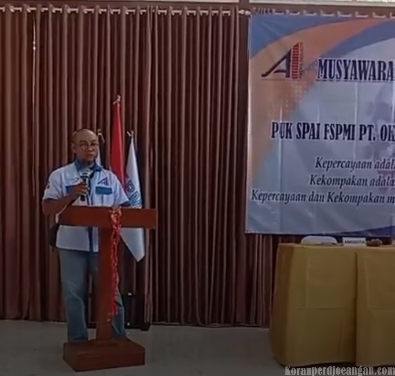 Ketua Panitia Serukan Semangat Perlawanan di Tengah Musnik V Okamoto