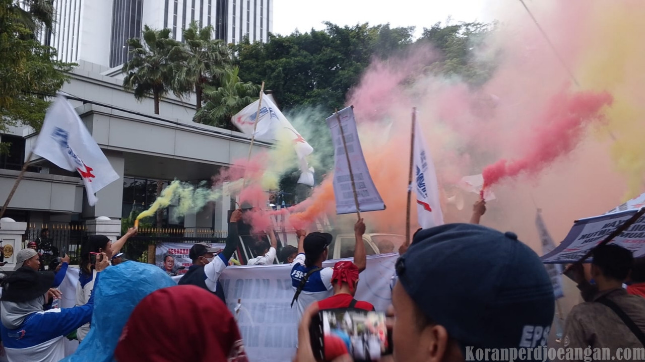 Tolak Kasasi Yamaha, Buruh FSPMI Lakukan Audiensi dengan Mahkamah Agung