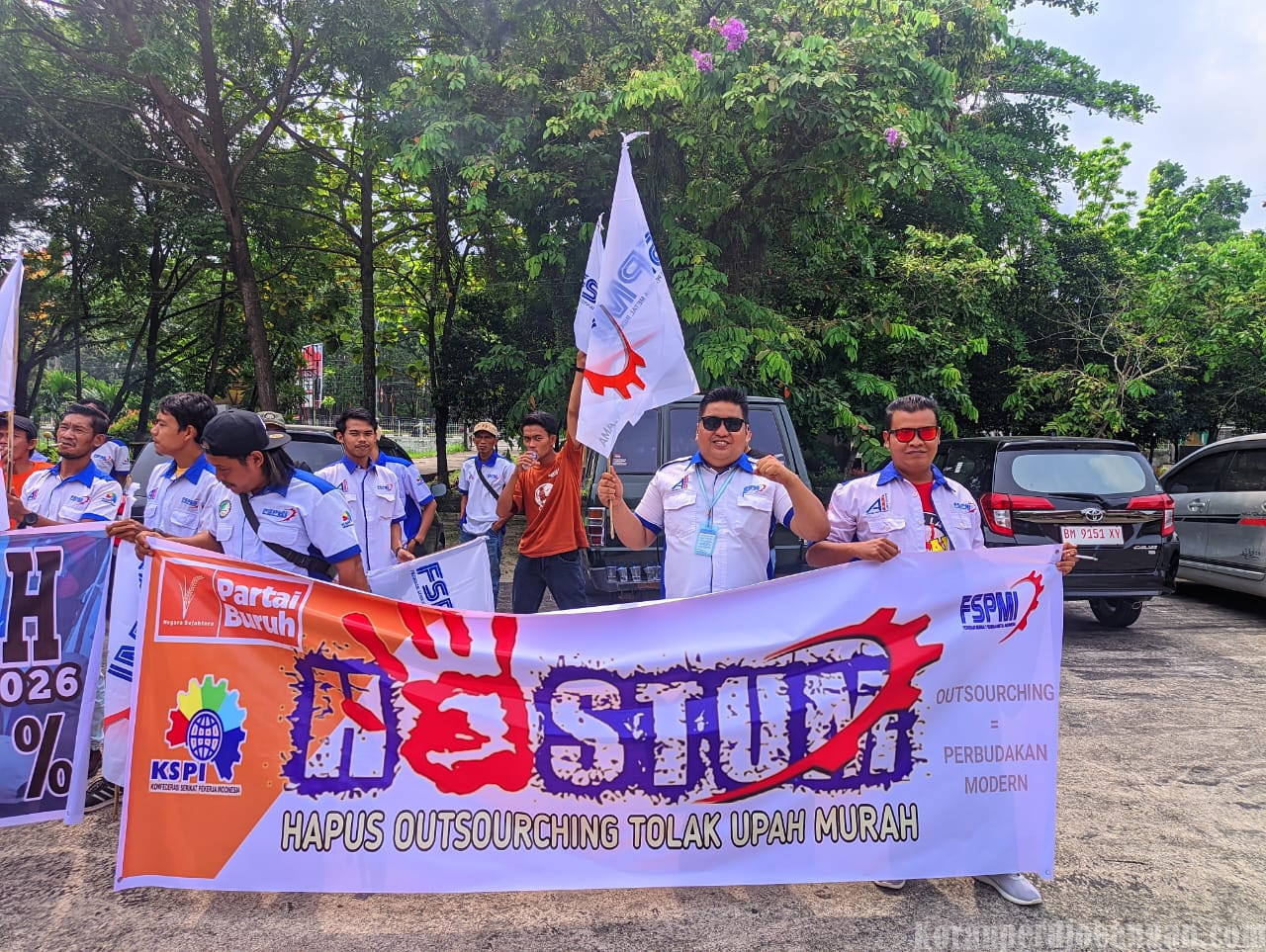 Satria Putra: Hapus Out Sourcing Tolak Upah Murah, Buruh Bukan Barang Sewaan