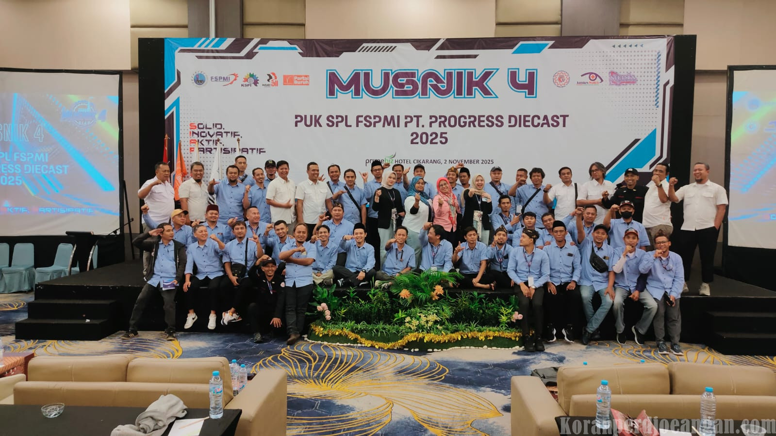 Musnik 4 PUK SPL FSPMI Progress Diecast : Solid, Inovatif, Aktif, Partisipatif