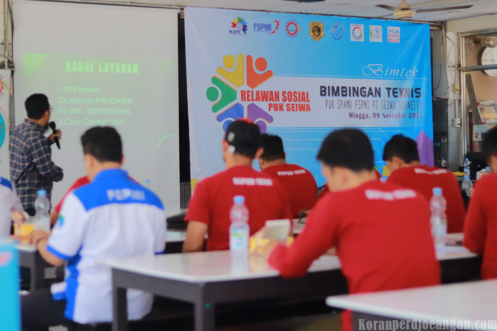 Bimbingan Teknis Pembekalan Relawan Sosial PUK SPAMK FSPMI PT. Seiwa Indonesia