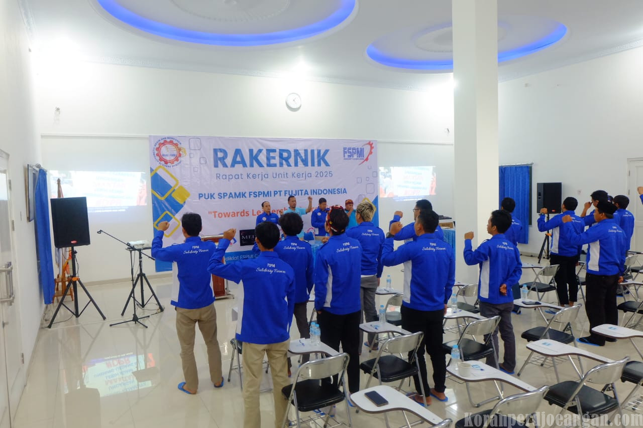 Rakernik PUK PT Fujita Indonesia: Meneguhkan Regenerasi dan Keberlanjutan Kepemimpinan