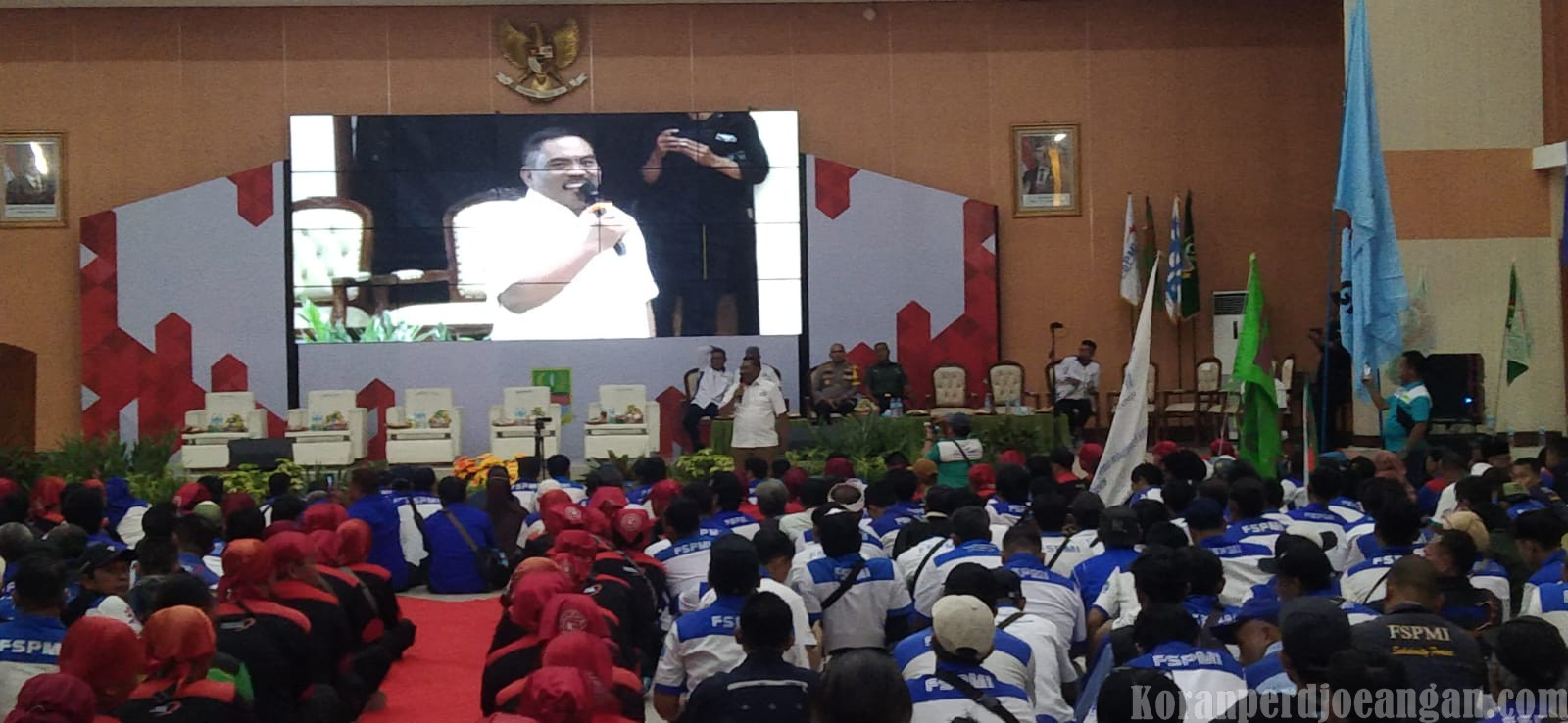 Serikat Buruh Apresiasi Kehadiran Wakil Bupati Bekasi Dalam Konsolidasi Akbar KSPI-ITUC