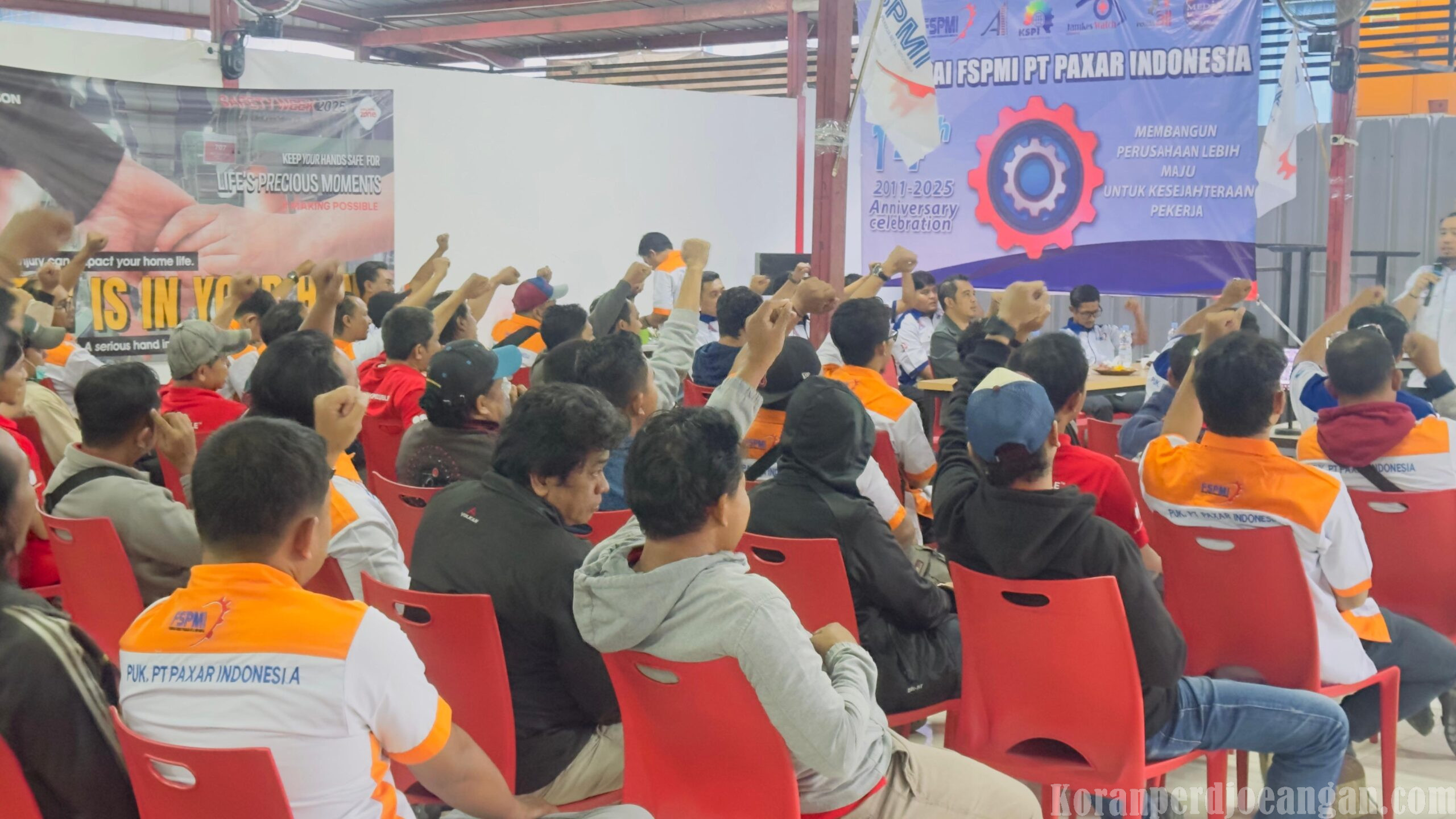 Bertepatan Hari Pahlawan, PUK SPAI FSPMI PT. Paxar Indonesia Rayakan HUT ke-14