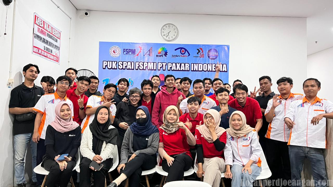 PUK SPAI FSPMI PT. Paxar Indonesia FRU Semarang Rayakan HUT ke-14 secara Virtual