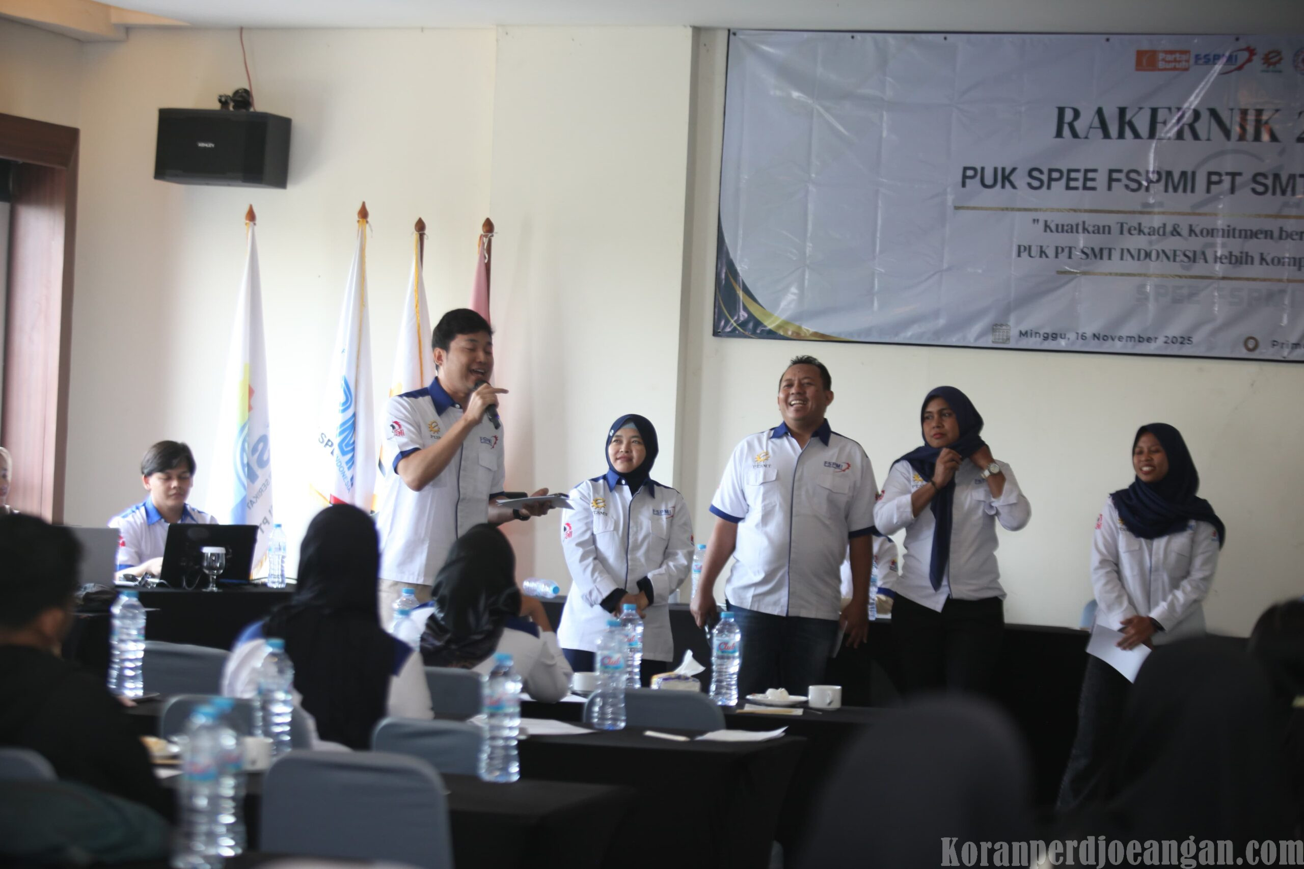 Perkuat Solidaritas dan Program Kerja Organisasi, PUK SPEE FSPMI PT SMT Indonesia Gelar Rakernik 3