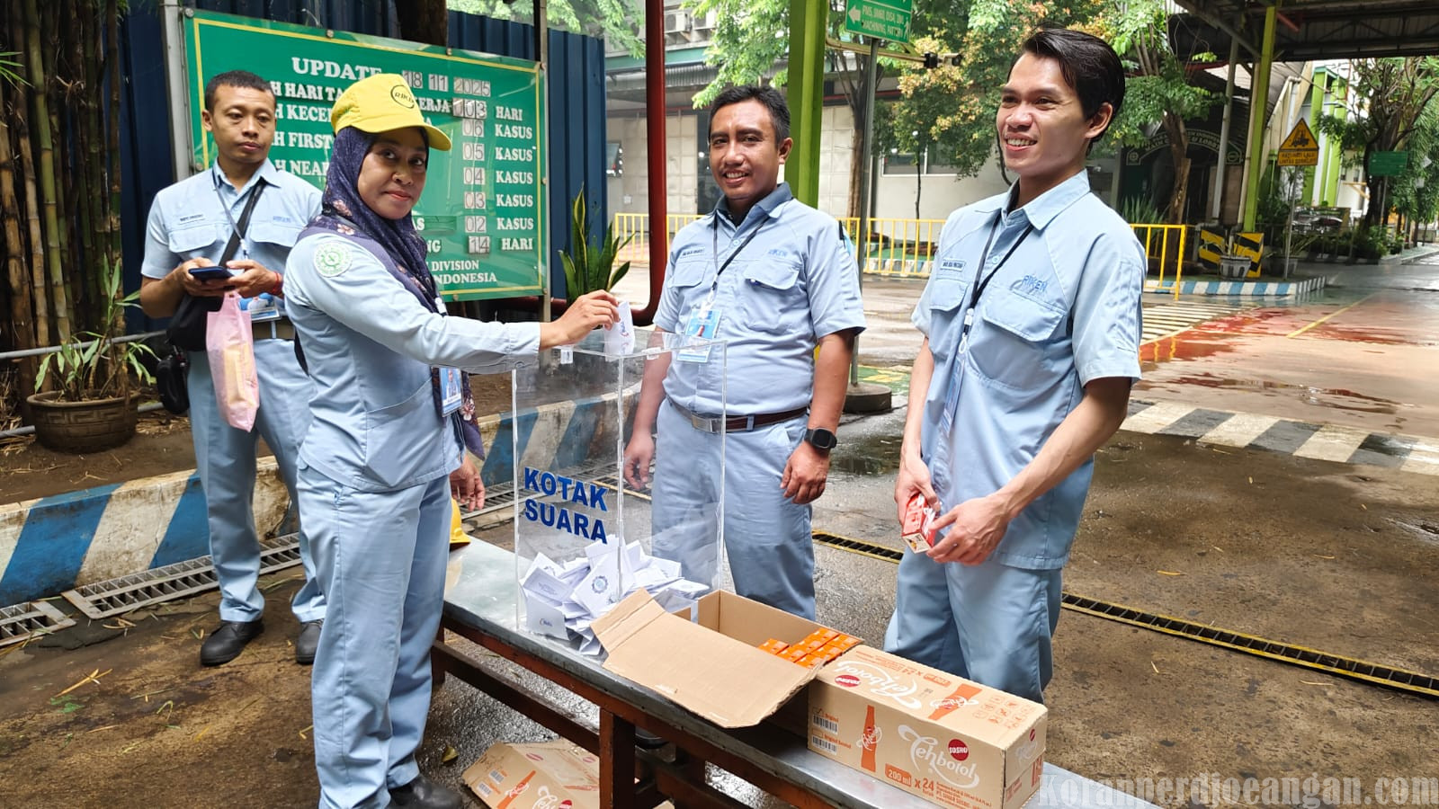 Proses Pencoblosan Suara MUSNIK IX FSPMI Parin