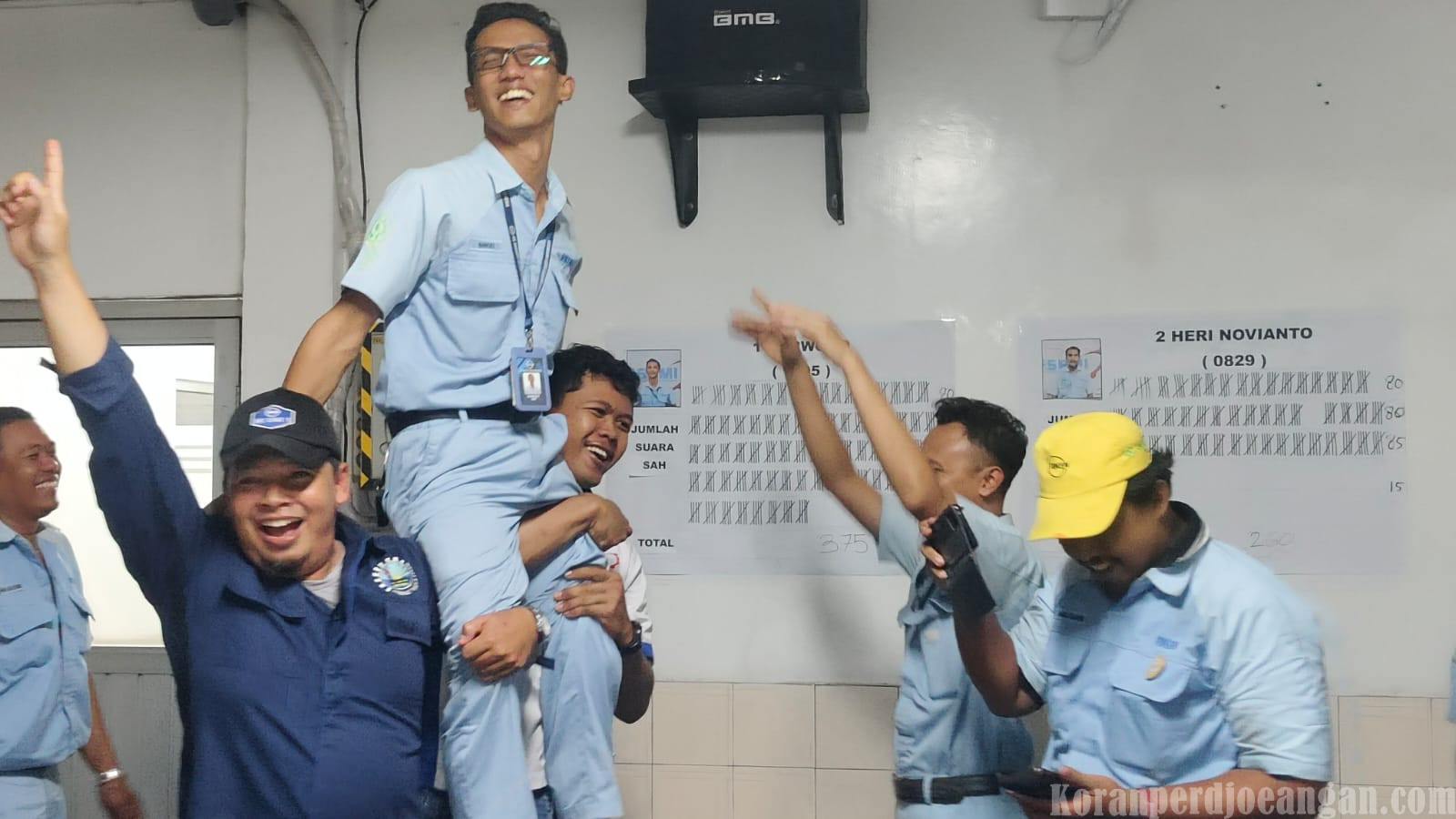 Mendapatkan 47,5 % Suara, Narwoko Kembali Terpilih Menjadi Ketua Serikat Pekerja FSPMI PT PARIN