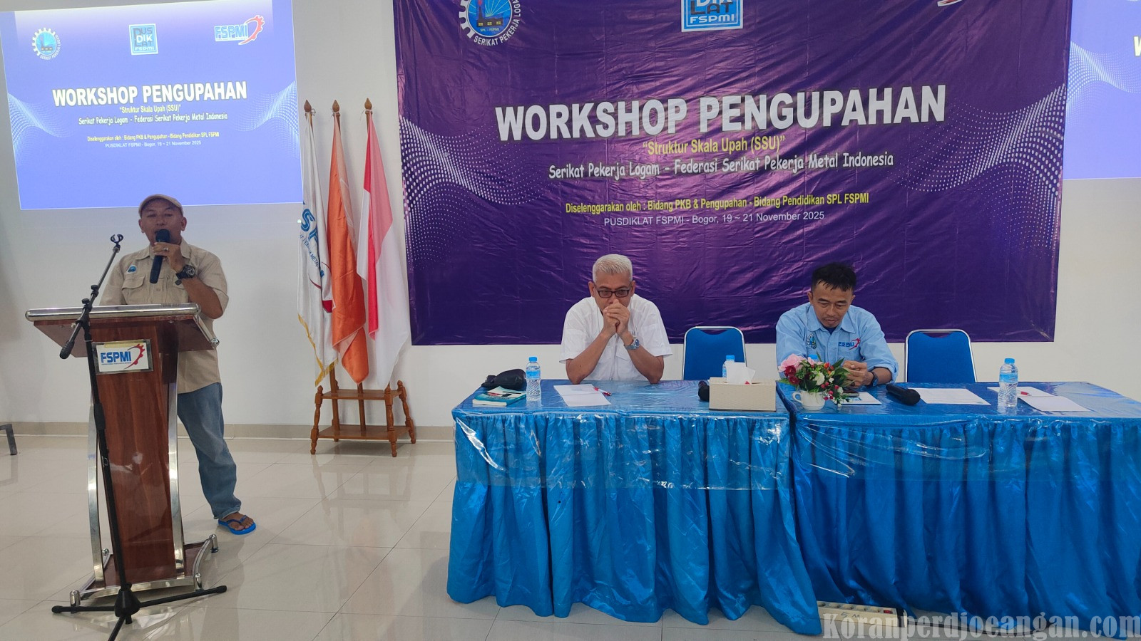 Tingkatkan Pengetahuan dan Keterampilan Pekerja, PP SPL FSPMI Gelar Workshop Pengupahan