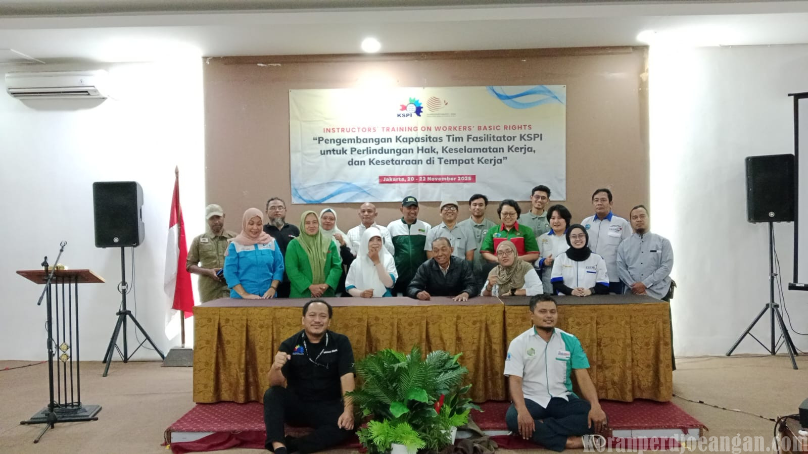 KSPI Tingkatkan Kapasitas Kader Lewat Pelatihan Instruktur Hak-Hak Dasar Pekerja